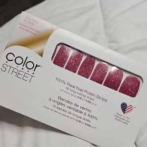 Color Street Sparkling Red Nail Strips
